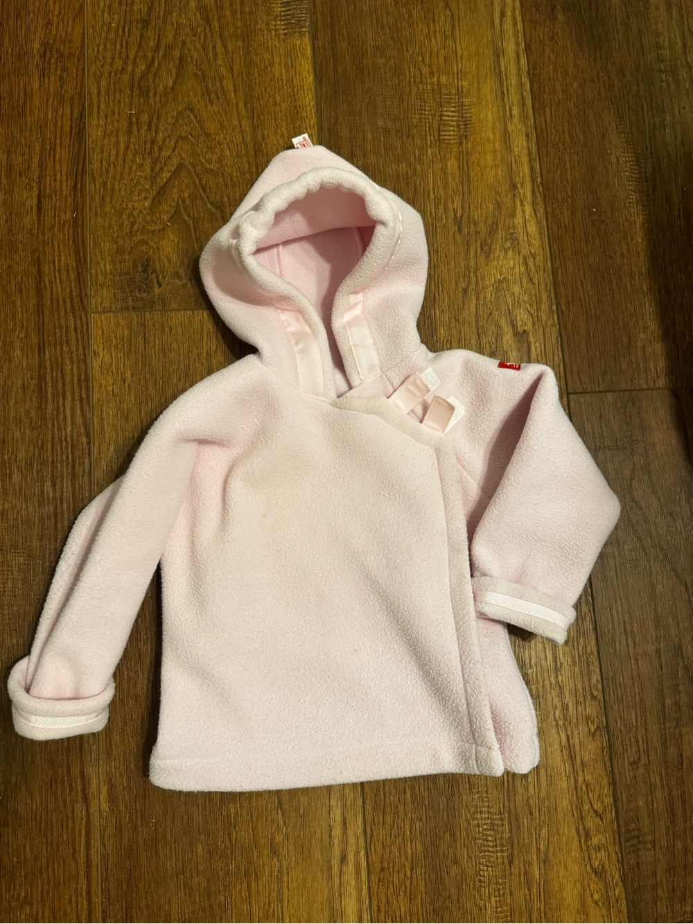 Widgeon light Pink Hooded Fleece Jacket  24 months